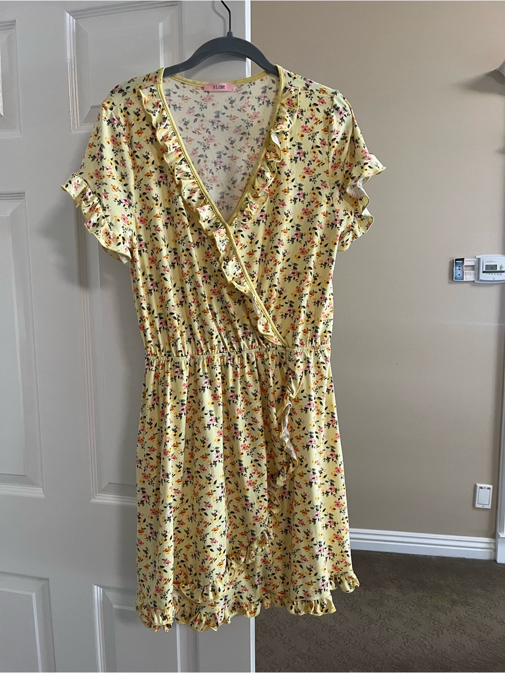PS Love Super Soft Yellow Dress with Petite Flowers